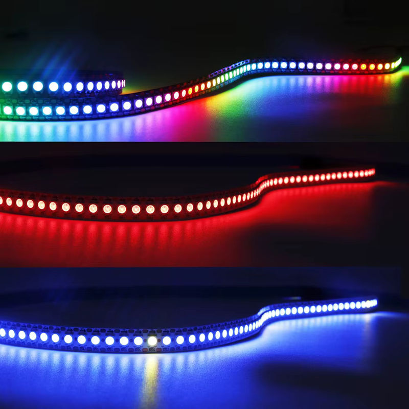 TNALANT WS2812B WS2815 RGBIC LED-Streifen, adressierbarer Smart 5050 SMD LED-Streifen mit 144 LEDs/m, Multicolor und Weiß, DC5V/12V - Bild 4