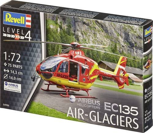 Revell Airbus EC-135 Air-Glaciers Helikopter Bausatz im Maßstab 1:72 - Bild 1