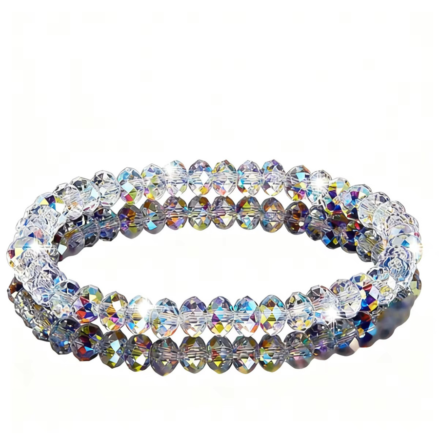 Rinhoo Armband, Kristall-Perlen, bunt, Unisex - Bild 2