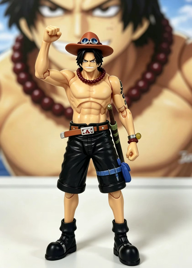 Bandai One Piece Fire Fist Ace Actionfigur, ab 15 Jahren - Bild 3