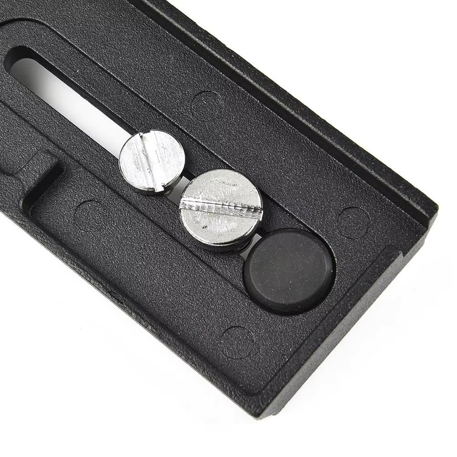Manfrotto Schiebe-Schnellwechselplatte aus Aluminiumlegierung in Schwarz für Stativköpfe, B/T/H: 120 x 50 x 10 mm - Bild 5