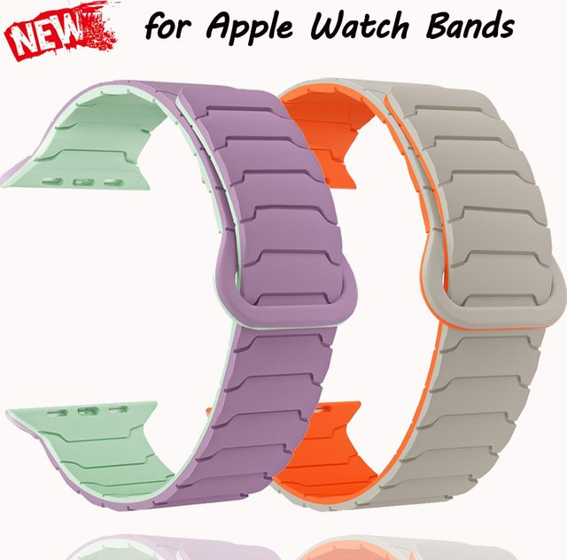 OAKCHARM Uhrenarmband MagneSilikon, Silikon, Bunt, Unisex - Bild 1