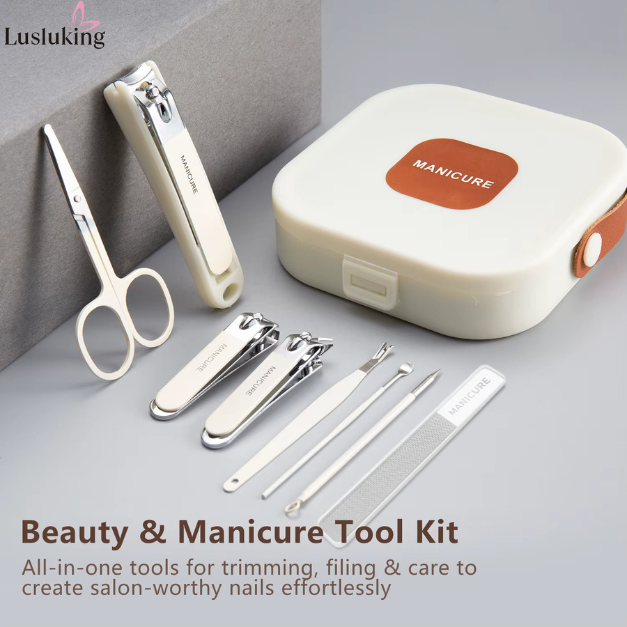 LUSLUKING Nagelpflege-Set, 8-teilig, Unisex - Bild 4