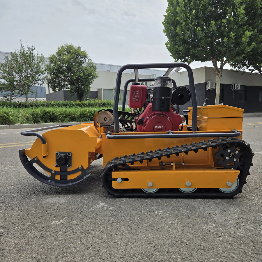MOWBEAR ZNW-1000Y RC Intelligenter Schwerlast-Rasenmäher in Gelb mit 450 kg Tragkraft und 60 Grad Steigfähigkeit - Bild 1