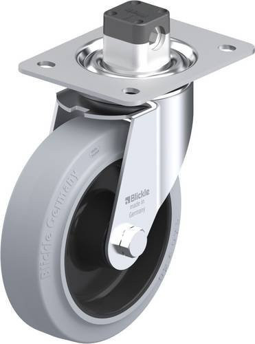 Blickle Lenkrolle LE-POEV 160R-CS11-SG mit Feststeller, Rad-Durchmesser: 16 cm, Tragfähigkeit: 300 kg - Bild 1