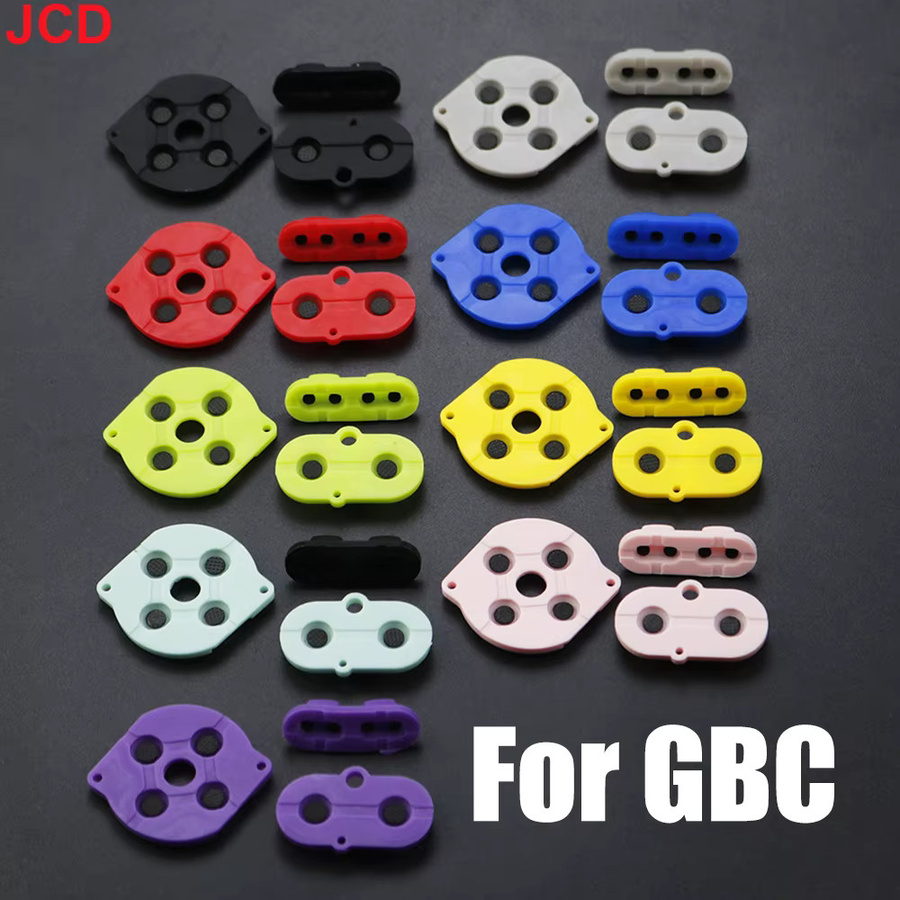 Jcd Silikon-Tastenkappen Set für GBC Spielkonsole in Grün mit A-B-Knöpfen und D-Pad - Bild 2