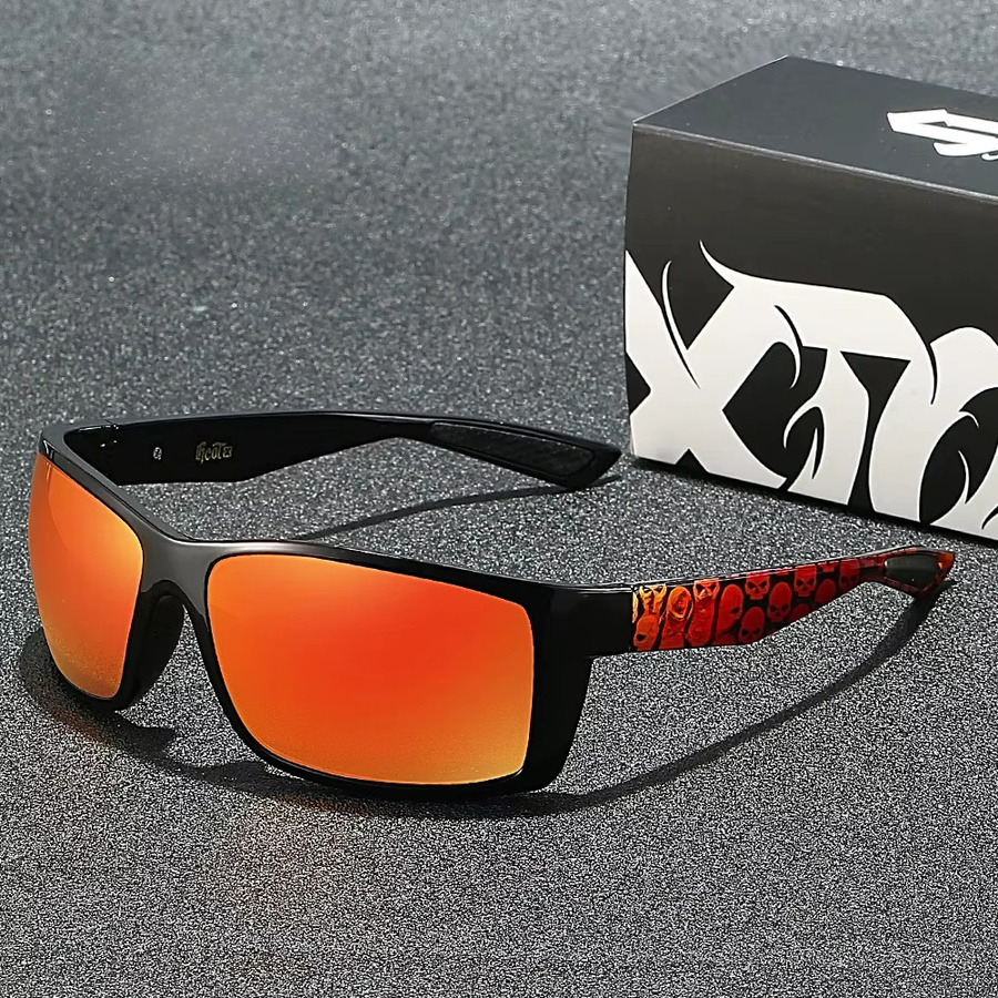 GCOTX Sonnenbrille Vollrand, Kunststoff, Unisex, Schwarz - Bild 4