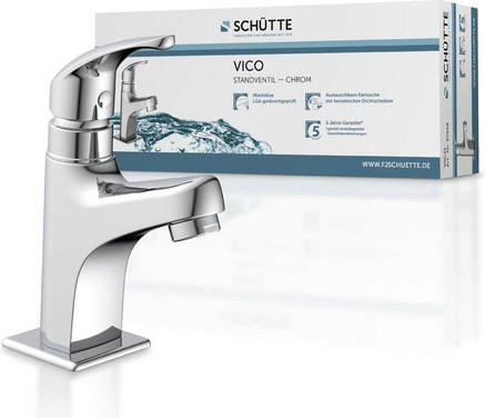 SCHÜTTE Standventil Vico aus Messing in Silber, 1/2 Zoll - Bild 1