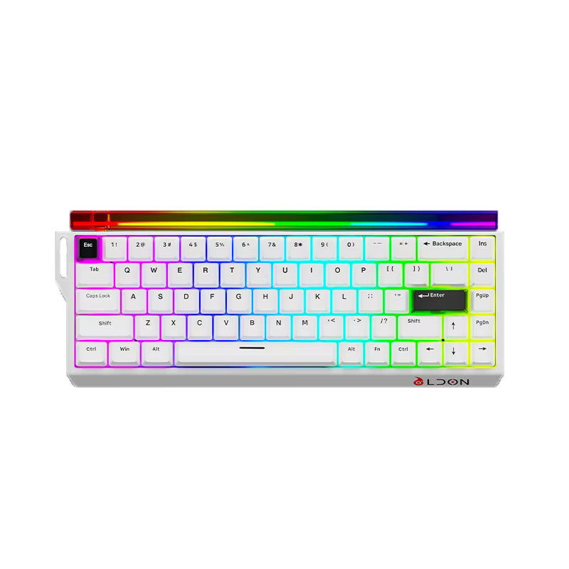 SMAILWOLF 75 % Gaming-Tastatur mit Hall-Effect Magnetischen Switches, 8K RGB, Multicolour/Schwarz - Bild 7