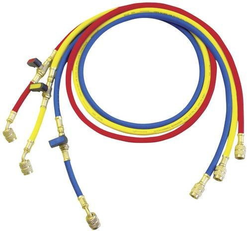 Rothenberger Druckschläuche-Set PLUS 1/4 Zoll SAE, mehrfarbig (rot, gelb, blau) - Bild 1