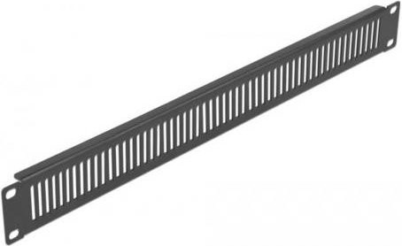 Delock 66670 Netzwerkschrank-Blindabdeckung 19 Zoll, 1 HE, Schwarz - Bild 1