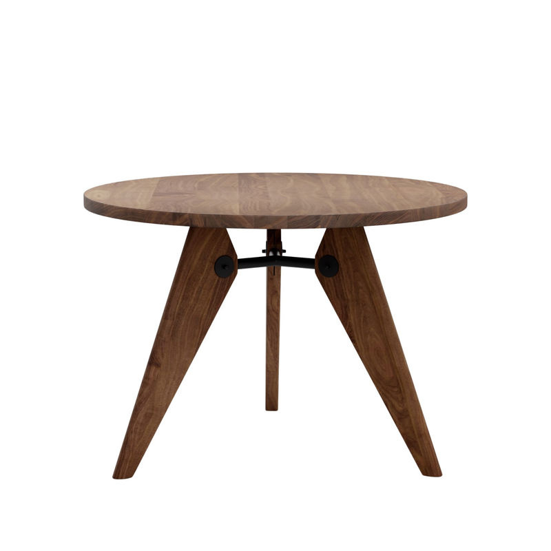 Vitra Güridon Tisch aus Holz in Braun, rund, Durchmesser: 105 cm - Bild 2