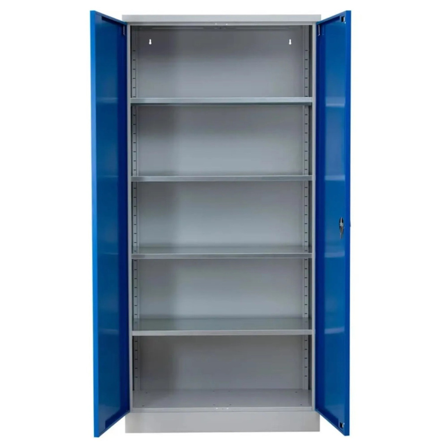 PROREGAL Stahlschrank Bee mit 10 Fachböden aus Metall in Grau-Blau, H x B x T: 195 x 92 x 60 cm - Bild 2