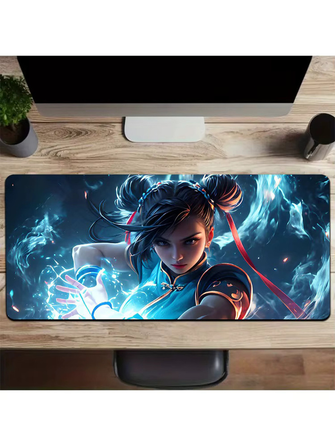 Bandai Street Fighter Großes Mauspad Schreibtischunterlage Multicolor - Bild 5