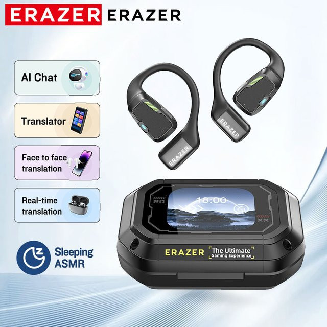 Erazer XP6 Bluetooth In-Ear Gaming Headset mit Equalizer-App und wasserdichter Funktion in Schwarz oder Grau - Bild 1