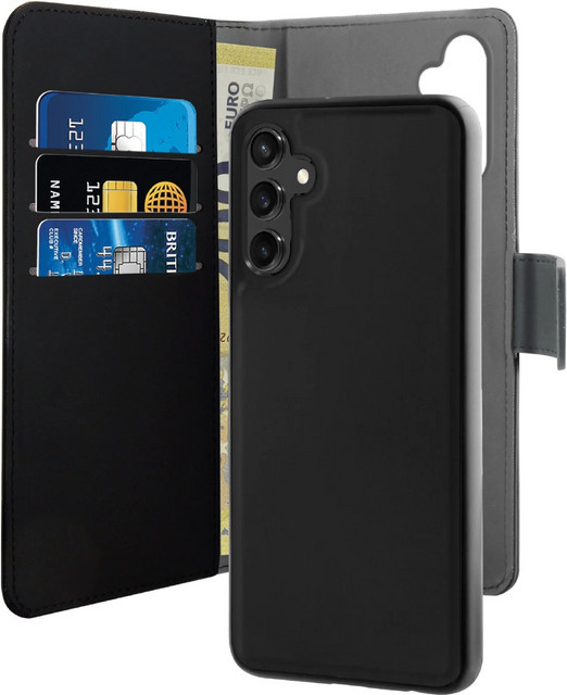 2 in 1 Wallet Handyhülle für Samsung Galaxy A25 5G in Schwarz - Bild 1