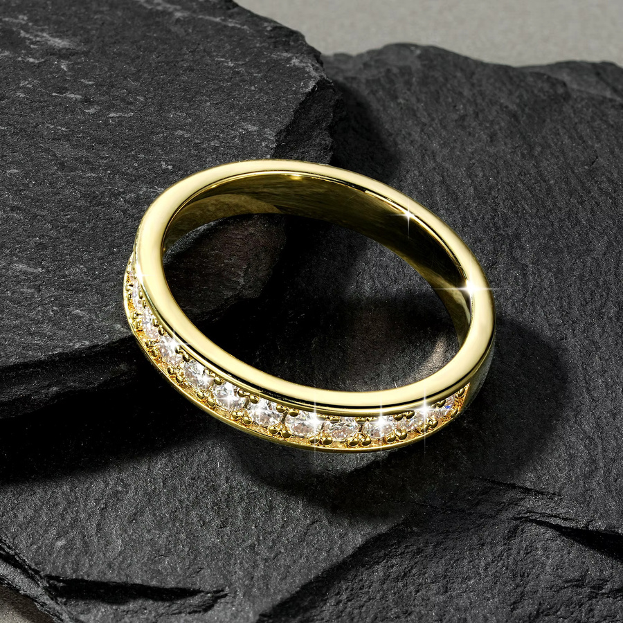 Celestinova Verlobungsring, Gold, Moissanit, Damen - Bild 4
