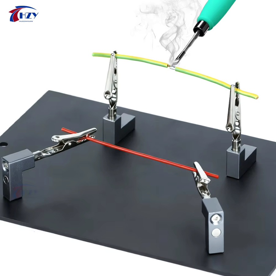 HZY Multifunktionale dritte helfende Hand mit magnetischen Krokodilklemmen für PCB IC Chip SMD Schweißarbeiten und Reparaturen - Bild 4