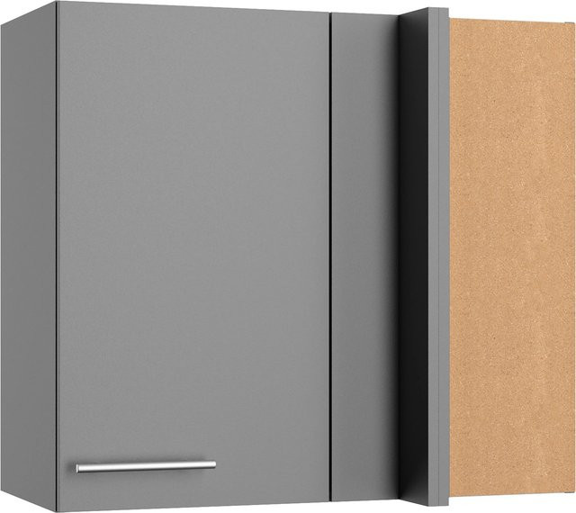 Optifit Küchen-Eckoberschrank Mats825 in Basaltgrau, B/T/H: 80 x 34,9 x 70,4 cm - Bild 1