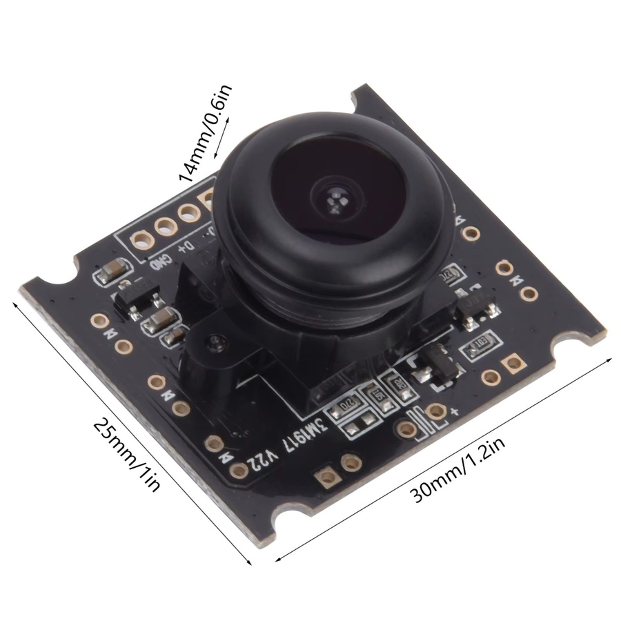 Qiilu OTG USB-Kameramodul mit OV3660 Chip, 2048 x 1536 Auflösung, 15 FPS und 110 Grad Weitwinkel, Schwarz - Bild 6