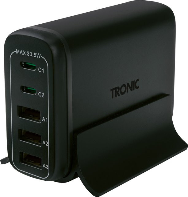 TRONIC USB-Ladestation TUCSAC A1 in Schwarz - Bild 1
