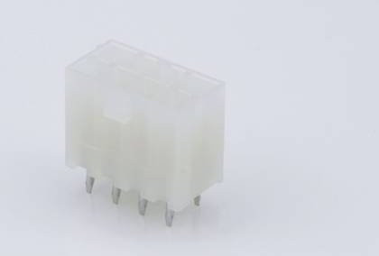 Molex Einbau-Buchsenleiste Standard in Weiß mit Goldkontakten, 8-polig, Rastermaß: 4,2 mm - Bild 1