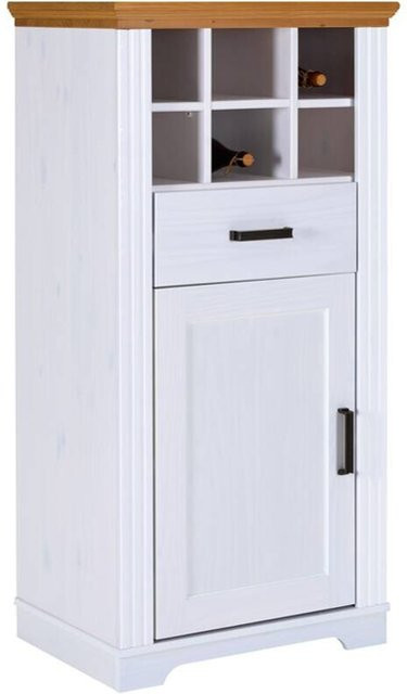 Kommode Maluno Inter Link weiß lackiert B/H/T: 48 x 136 x 68 cm - Bild 1