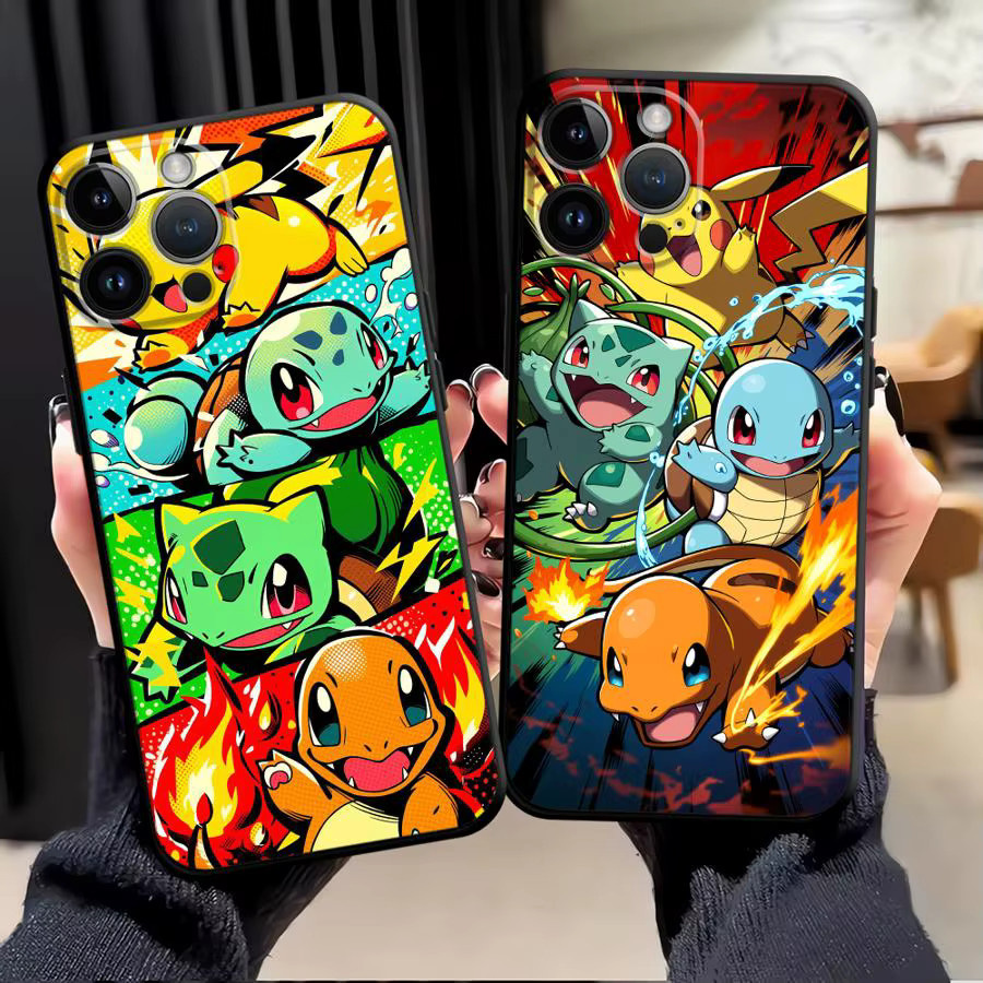 Handyhülle mit Cartoon Pokemon Design für Apple iPhone 16 15 14 13 12 11 7 8 XR XS MAX in Multicolour - Bild 2