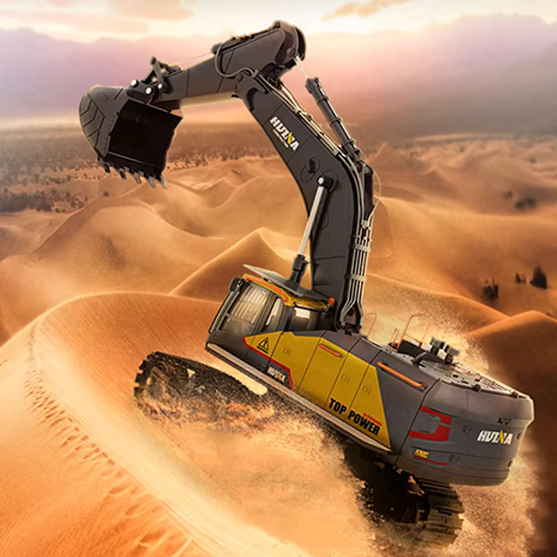 huina RC Bagger LKW Modell, mit Licht und Sound - Bild 5