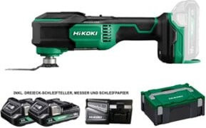 HiKOKI Akku-Multitool CV18DA mit 18V Akku und Zubehör in Grün - Bild 1