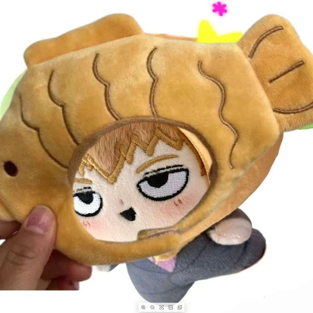 Yiran Health & Beauty Mob Psycho 100 Kageyama Shigeo Reigen Arataka Baumwollpuppe, Plüschtier, 10cm, ab 18 Jahre - Bild 1