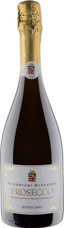 Guerrieri Rizzardi Prosecco Spumante, Glera, Extra Dry, Venetien, 0,75 l