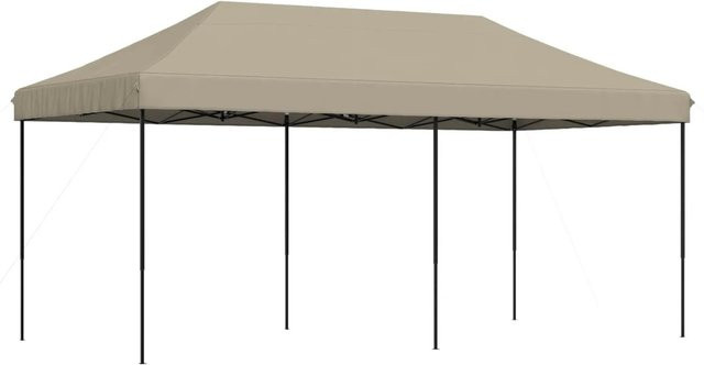 vidaXL Party-Zelt aus Oxford-Stoff in Taupe, B/T/H: 580 x 292 x 315 cm - Bild 1
