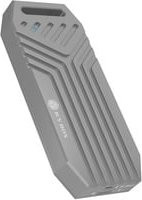 Icy Box IB-1919M-C42 USB4 M.2 NVMe SSD Laufwerksgehäuse in Silber/Grau - Bild 1
