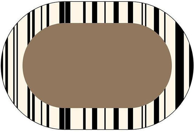 Rutschfeste Badezimmer Bodenmatte aus Diatomeenerde in Braun, absorbierend und antibakteriell, B/T: 60 x 40 cm - Bild 1