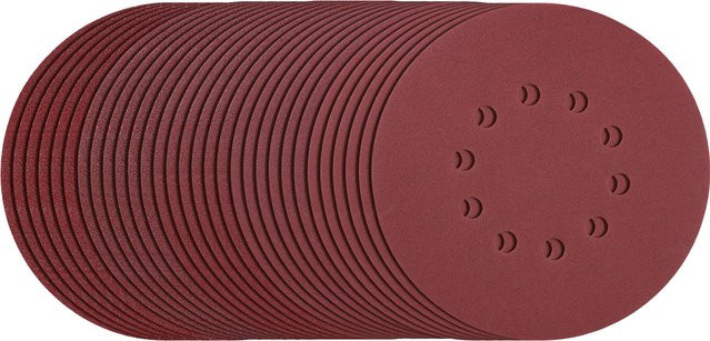 Parkside Schleifpapier-Set für Holz in Rot, 30-teilig - Bild 1