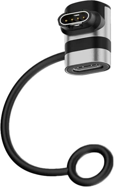 USB-C Ladeadapter für Garmin Fenix und Forerunner Smartwatches in Schwarz, Grau oder Lila - Bild 1