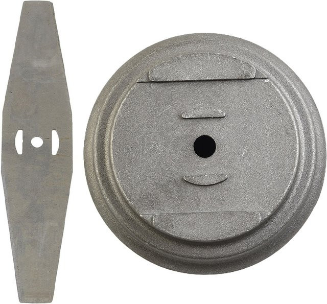 Edelstahl Gras Abdeckung als Schutz für die Klingenbasis deines elektrischen Rasenmähers in Silber - Bild 1