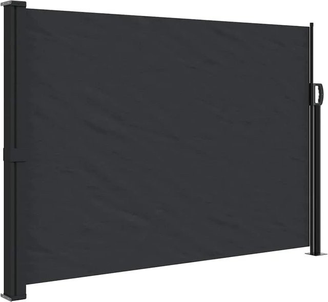 Furnicato Seitenmarkise ausziehbar Schwarz B/H: 140 x 500 cm - Bild 1