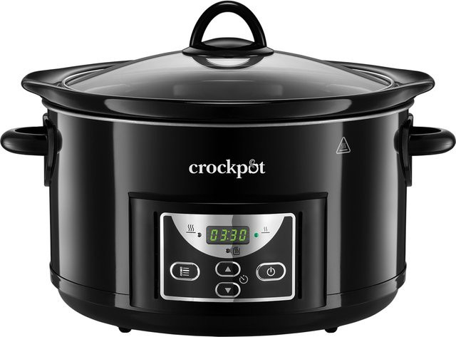 Crockpot Slow Cooker SCCPRC507B in Schwarz mit Timer und Warmhaltefunktion, 4,7 l - Bild 1