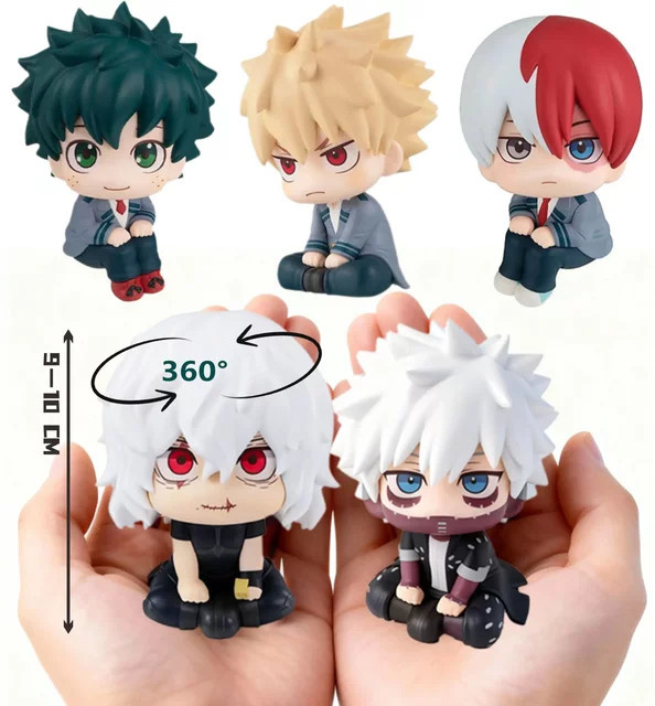 Bandai My Hero Academia Chibi PVC-Figurenset, Tomura Shigaraki, Izuku Midoriya, Katsuki Bakugo - Bild 1