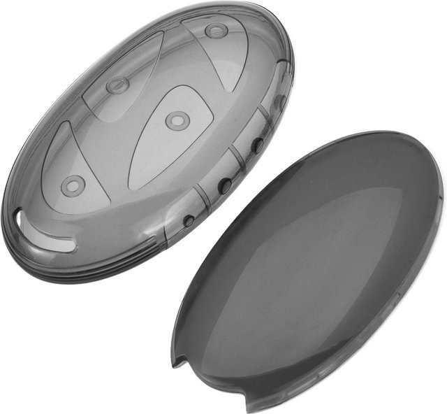 Transparente TPU-Schlüsselanhängerhülle für Hyundai Kona N-Line, Elantra SEL und IONIQ 6/9 in Grau - Bild 1