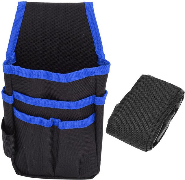 Meterk Multifunktionswerkzeugtasche aus Oxford-Gewebe mit Gürtel, Schwarz - Bild 1