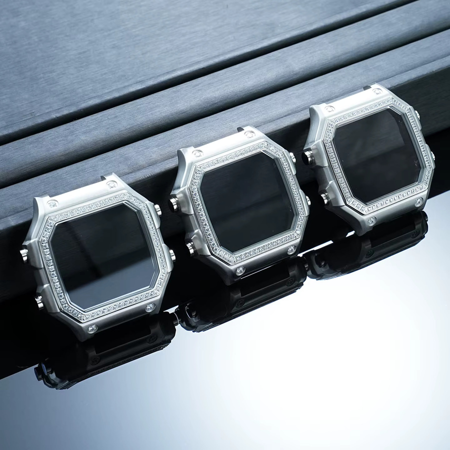 Casio Uhrengehäuse Edelstahl, Silber, Diamant, Unisex - Bild 2