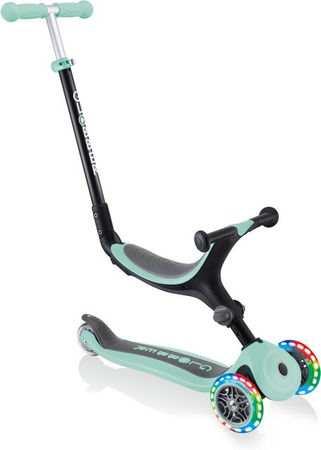 Globber Go-Up Foldable Lights 3 in 1 Dreirad Mint mit LED-Rollen