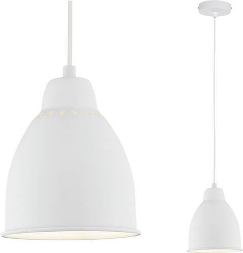 Paulmann Pendelleuchte 79764 in Weiß mit E27 Fassung und modernem Metalldesign - Bild 1