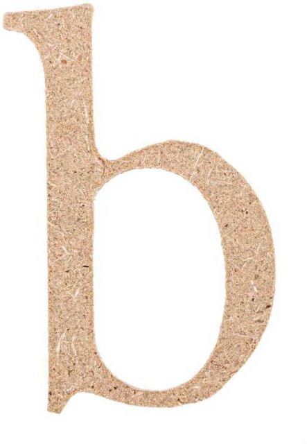 Rico Design Kleinbuchstabe B aus MDF Holz - Bild 1