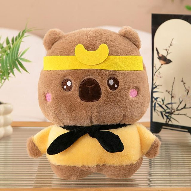 Yiran toy Capybara Affenkönig Plüschtier, 40 cm, Braun - Bild 1