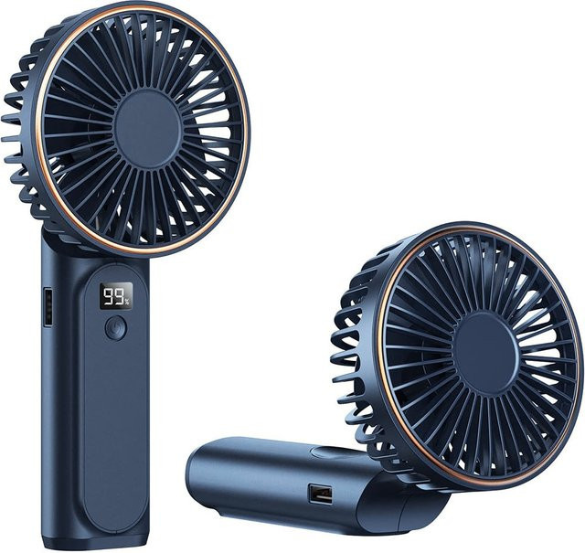 Tragbarer Ventilator Techsuit M12, Blau, wiederaufladbar - Bild 1