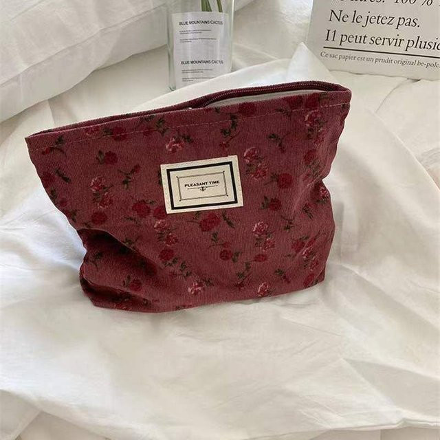 SZwatch Kosmetiktasche, Leinwand, Rot, Damen - Bild 1